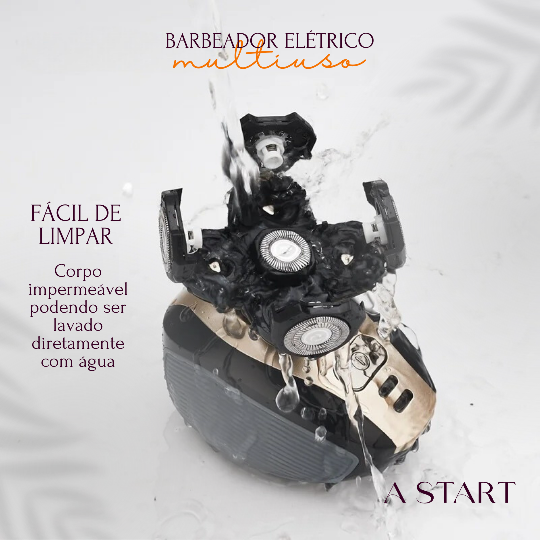 Barbex®️ - Barbeador Elétrico Multiuso - 5 em 1