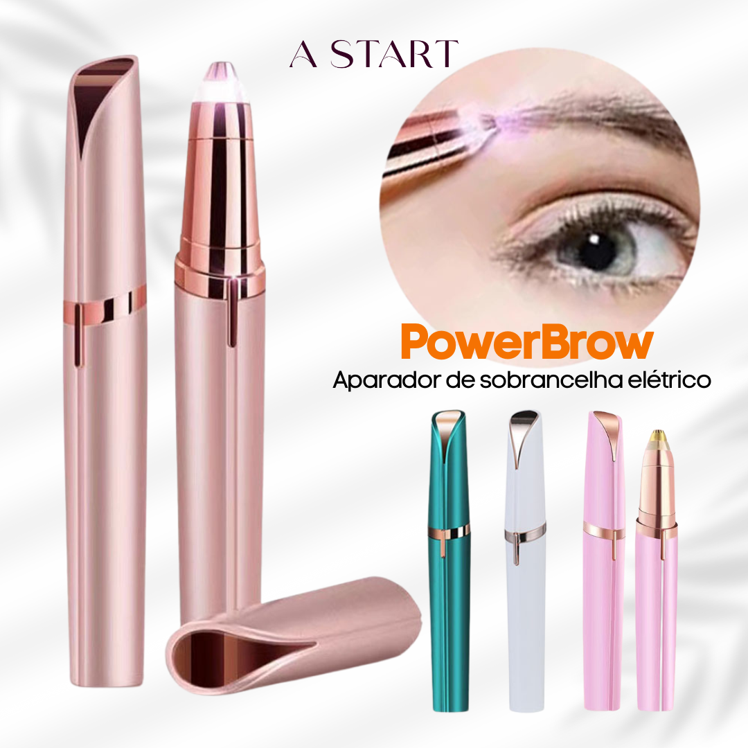 Aparador de sobrancelha elétrico - PowerBrow