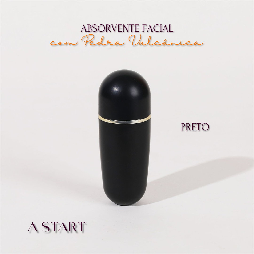 Rolo One© - Absorvente Facial com Pedra Vulcânica