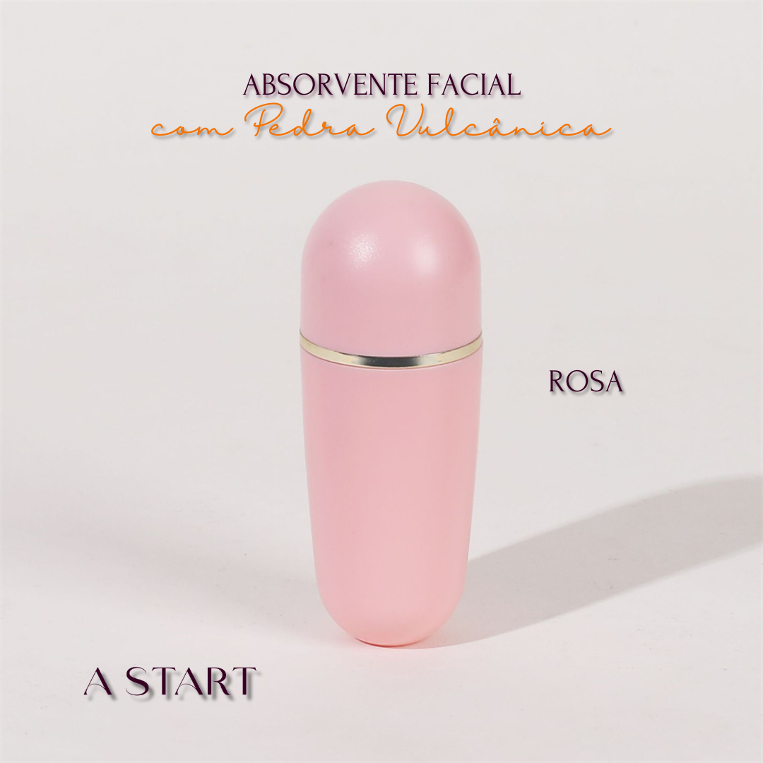 Rolo One© - Absorvente Facial com Pedra Vulcânica