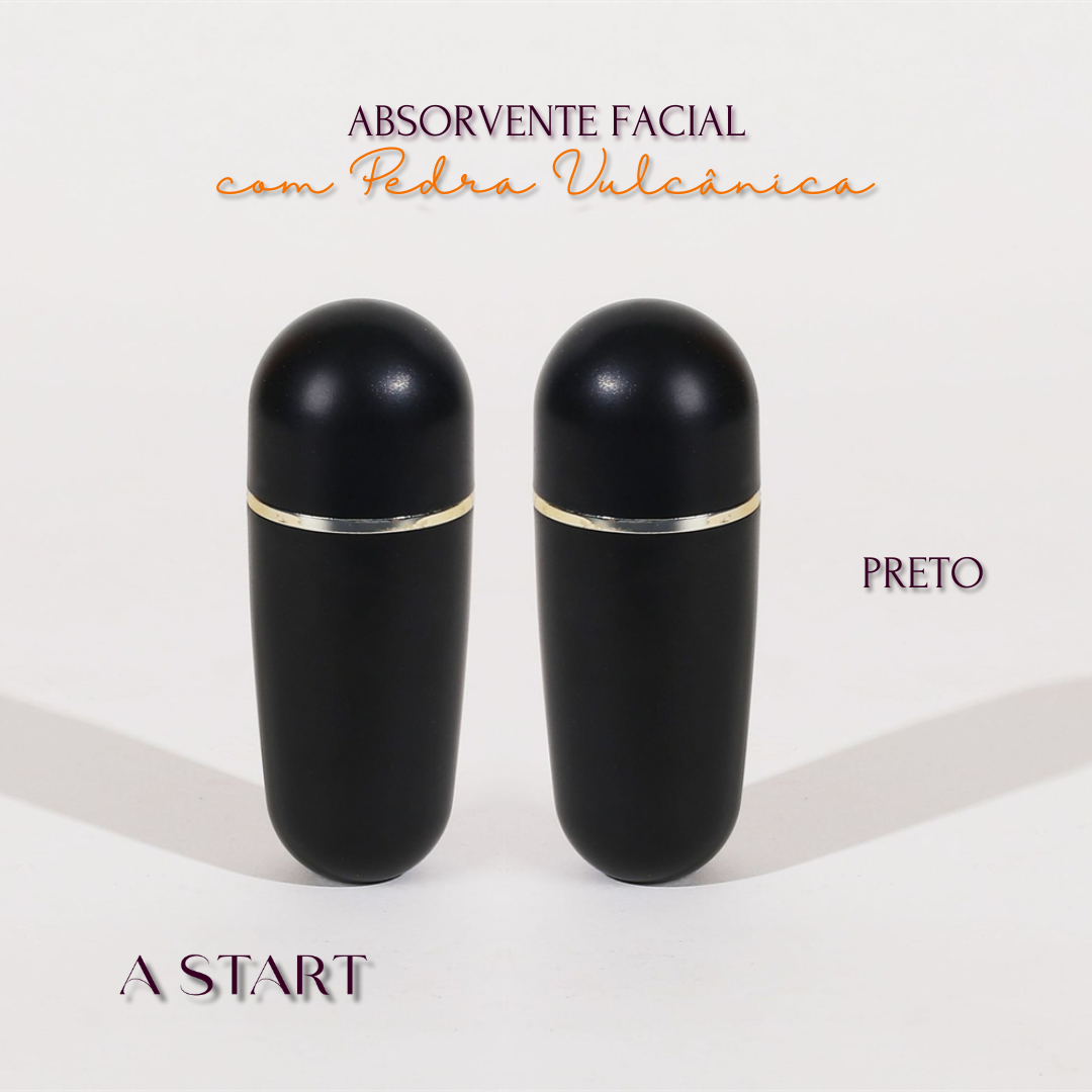 Rolo One© - Absorvente Facial com Pedra Vulcânica