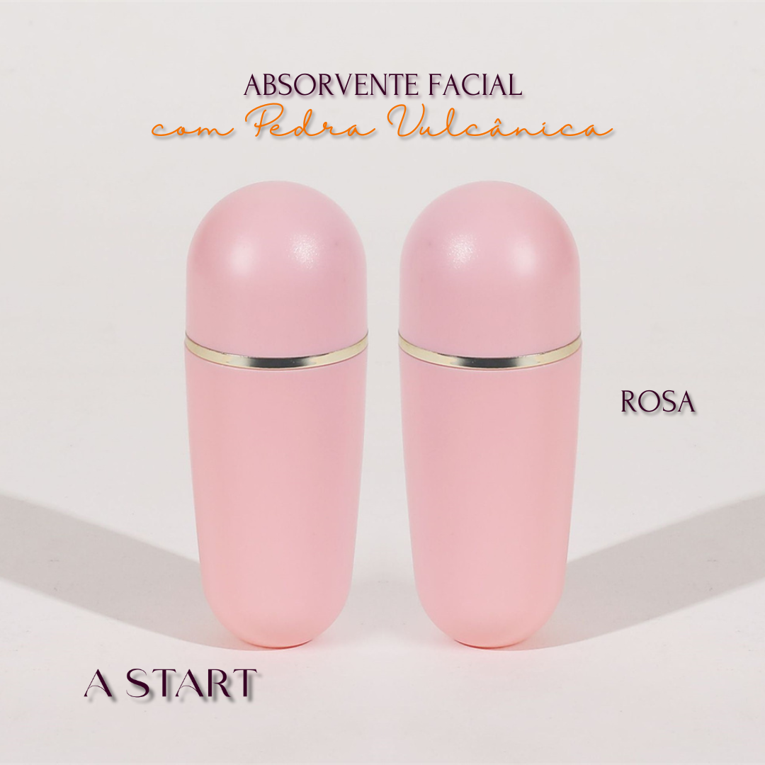 Rolo One© - Absorvente Facial com Pedra Vulcânica