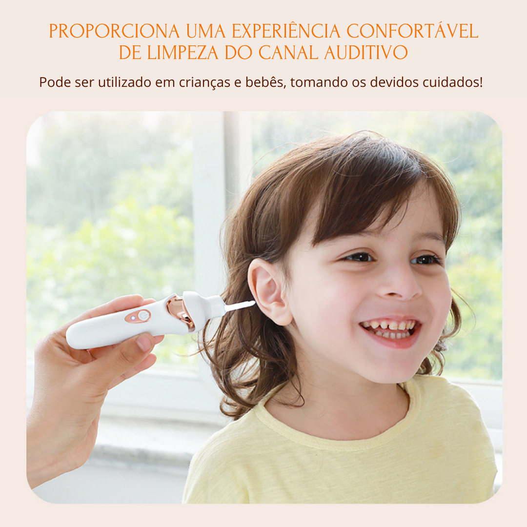 EarClearer®️ - Removedor de Cera de Ouvido a Vácuo